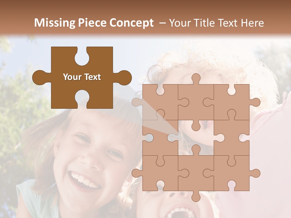 Smiling Children PowerPoint Template