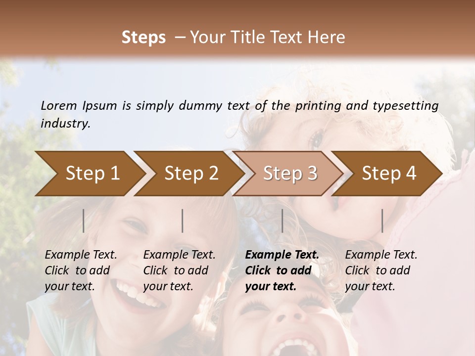 Smiling Children PowerPoint Template