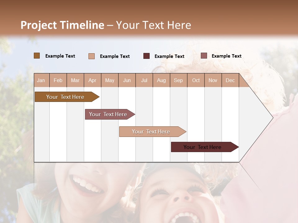 Smiling Children PowerPoint Template