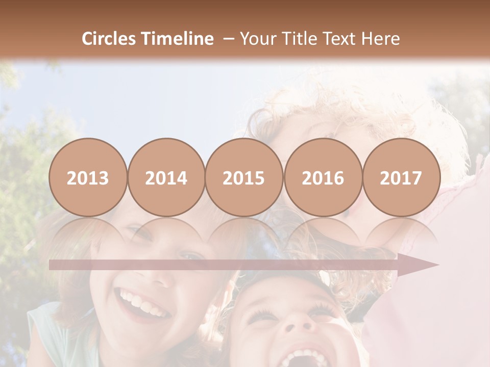 Smiling Children PowerPoint Template