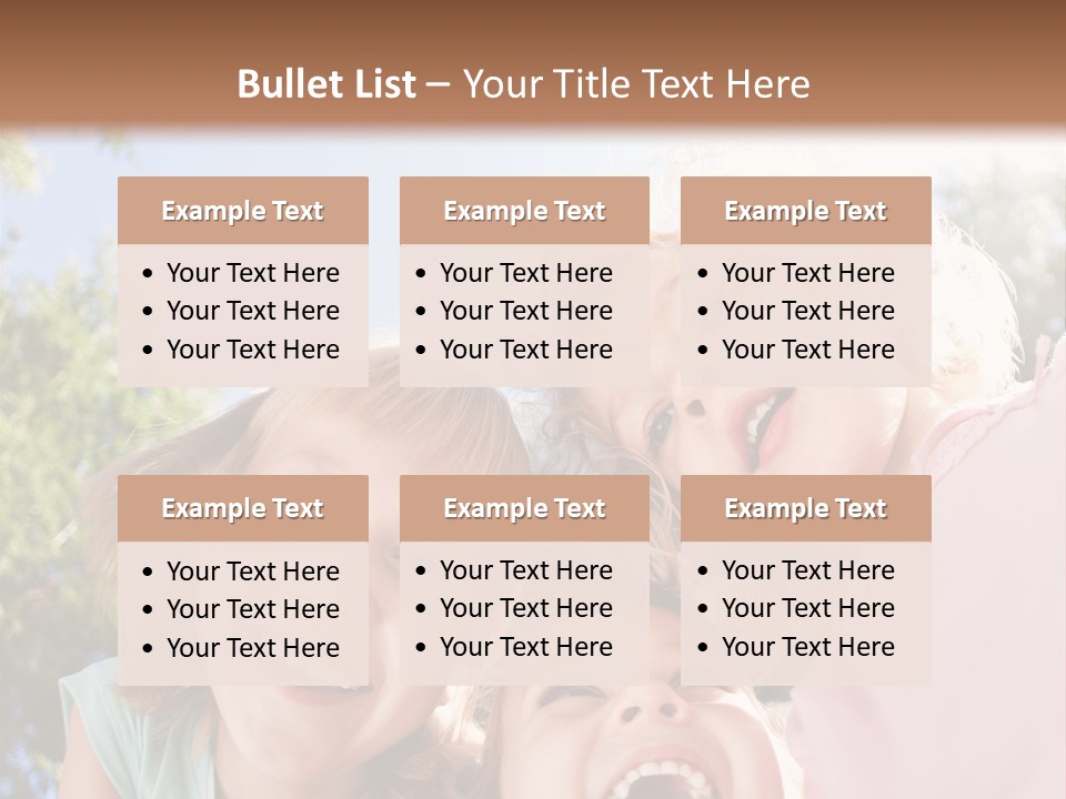 Smiling Children PowerPoint Template