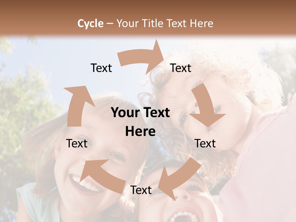 Smiling Children PowerPoint Template