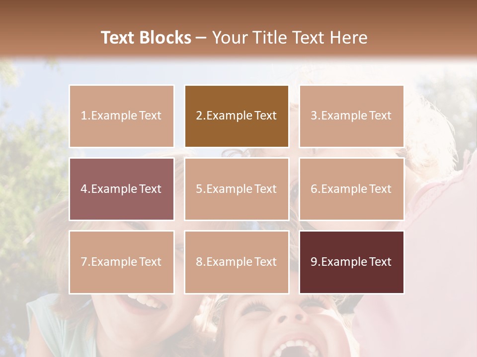 Smiling Children PowerPoint Template