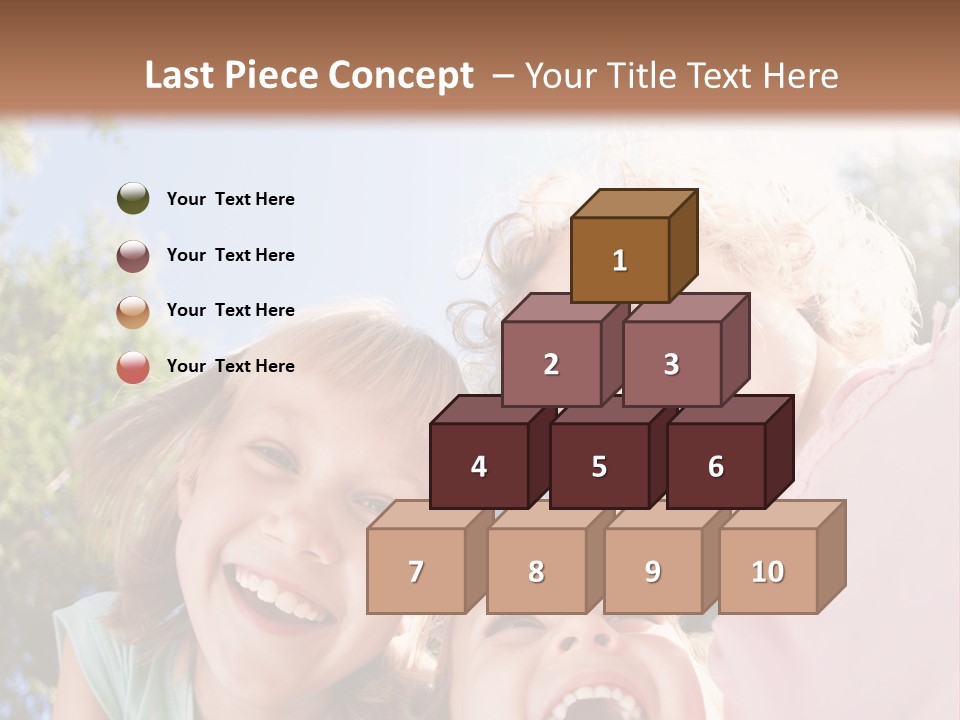 Smiling Children PowerPoint Template