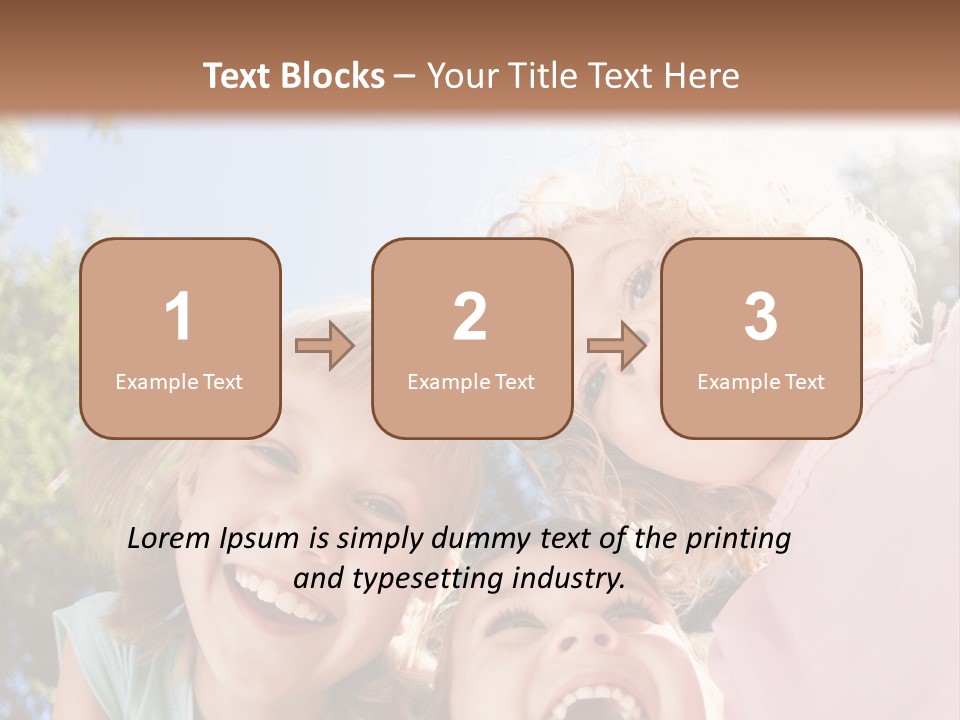 Smiling Children PowerPoint Template