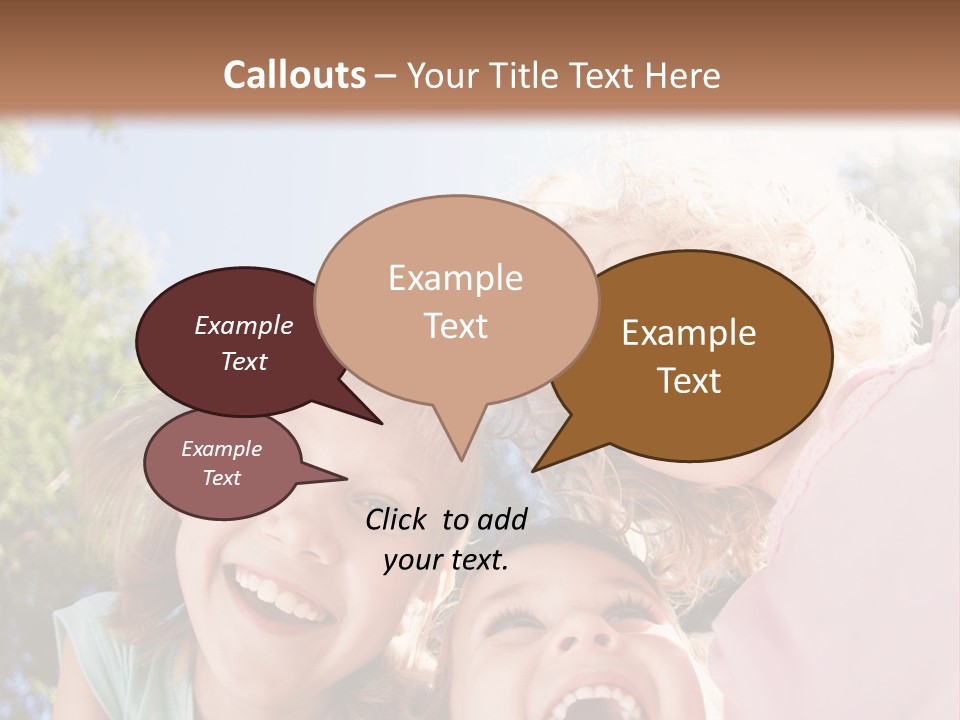 Smiling Children PowerPoint Template