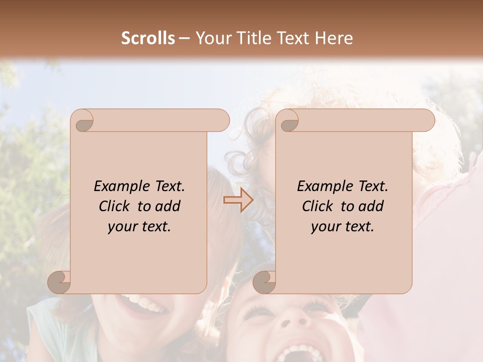 Smiling Children PowerPoint Template