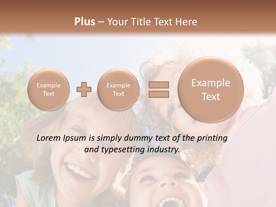 Smiling Children PowerPoint Template