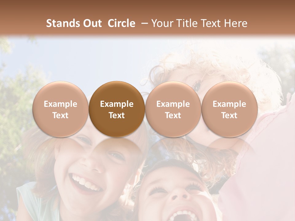 Smiling Children PowerPoint Template