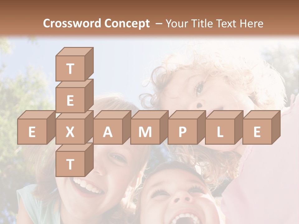 Smiling Children PowerPoint Template