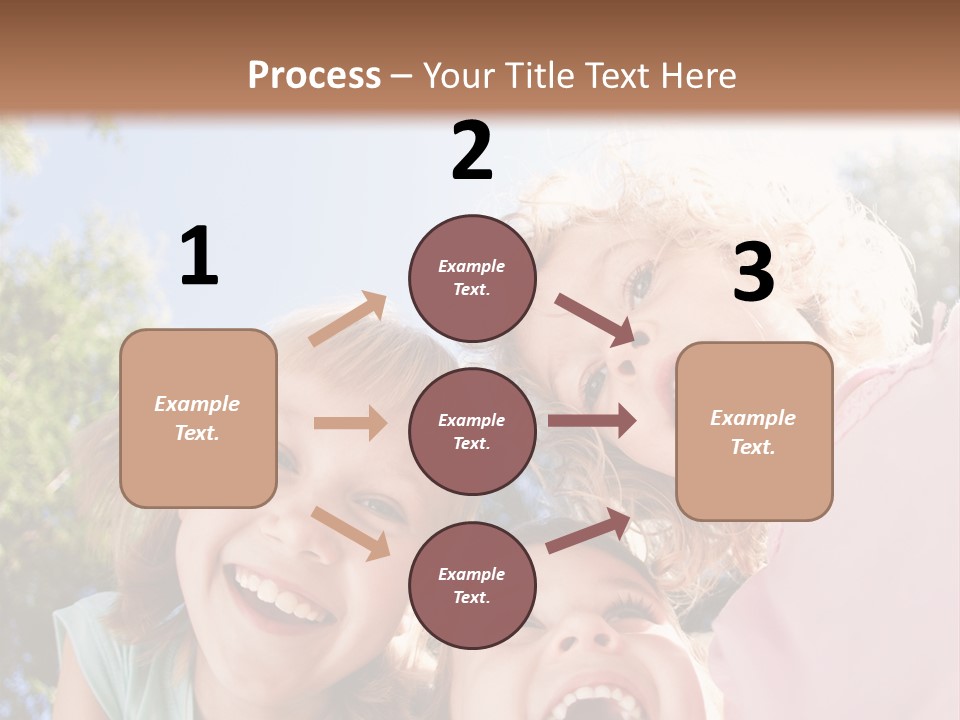 Smiling Children PowerPoint Template