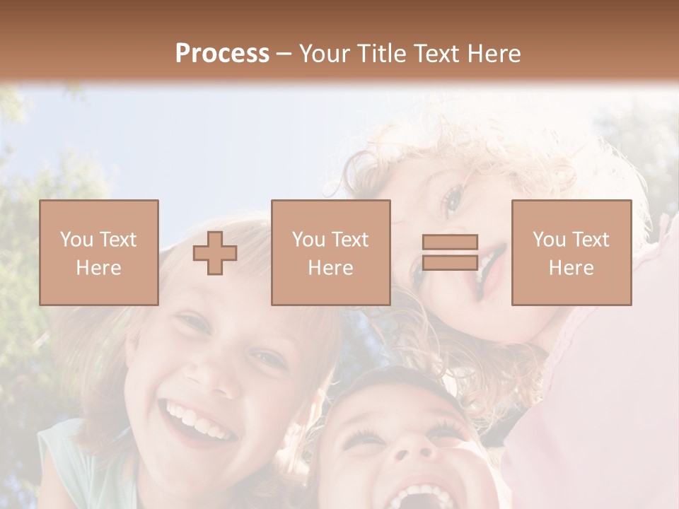Smiling Children PowerPoint Template
