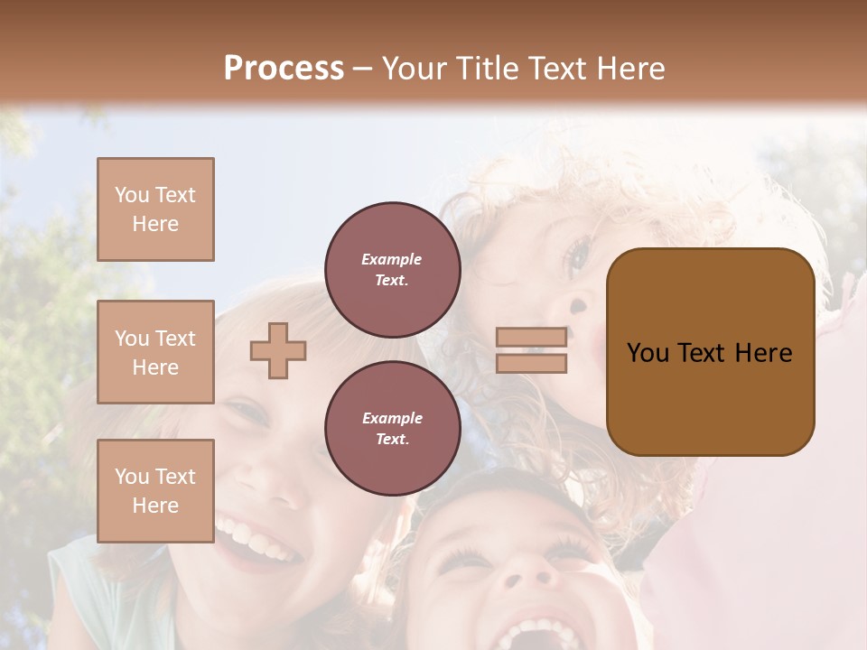 Smiling Children PowerPoint Template