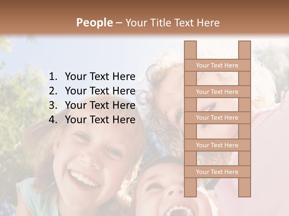 Smiling Children PowerPoint Template