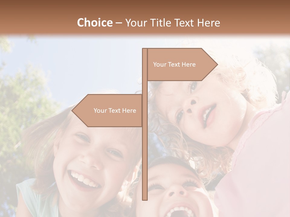 Smiling Children PowerPoint Template
