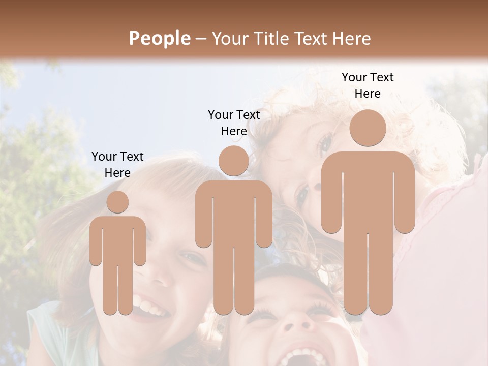 Smiling Children PowerPoint Template
