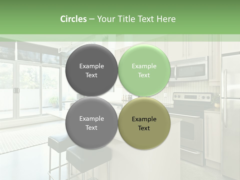 Modern Kitchen Interior PowerPoint Template