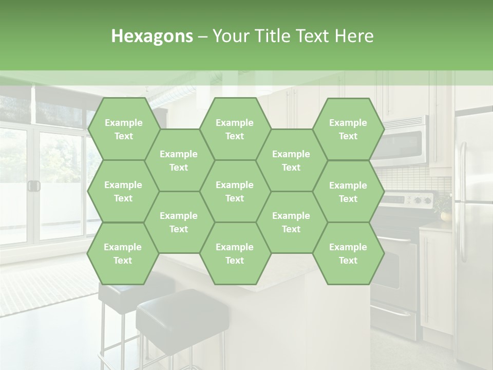 Modern Kitchen Interior PowerPoint Template