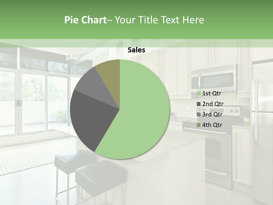 Modern Kitchen Interior PowerPoint Template