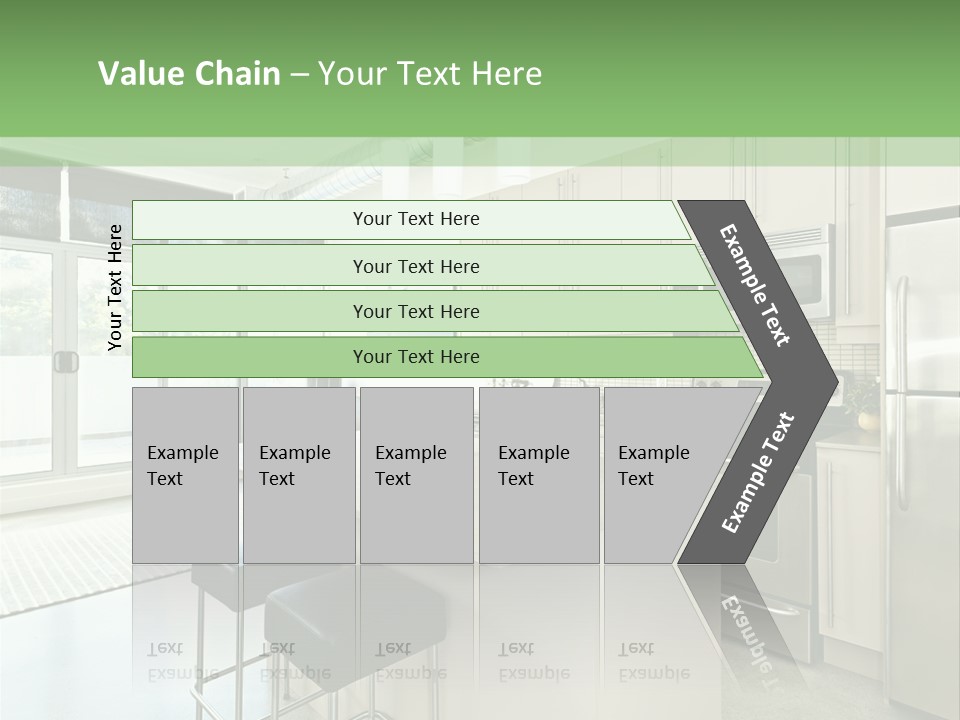 Modern Kitchen Interior PowerPoint Template
