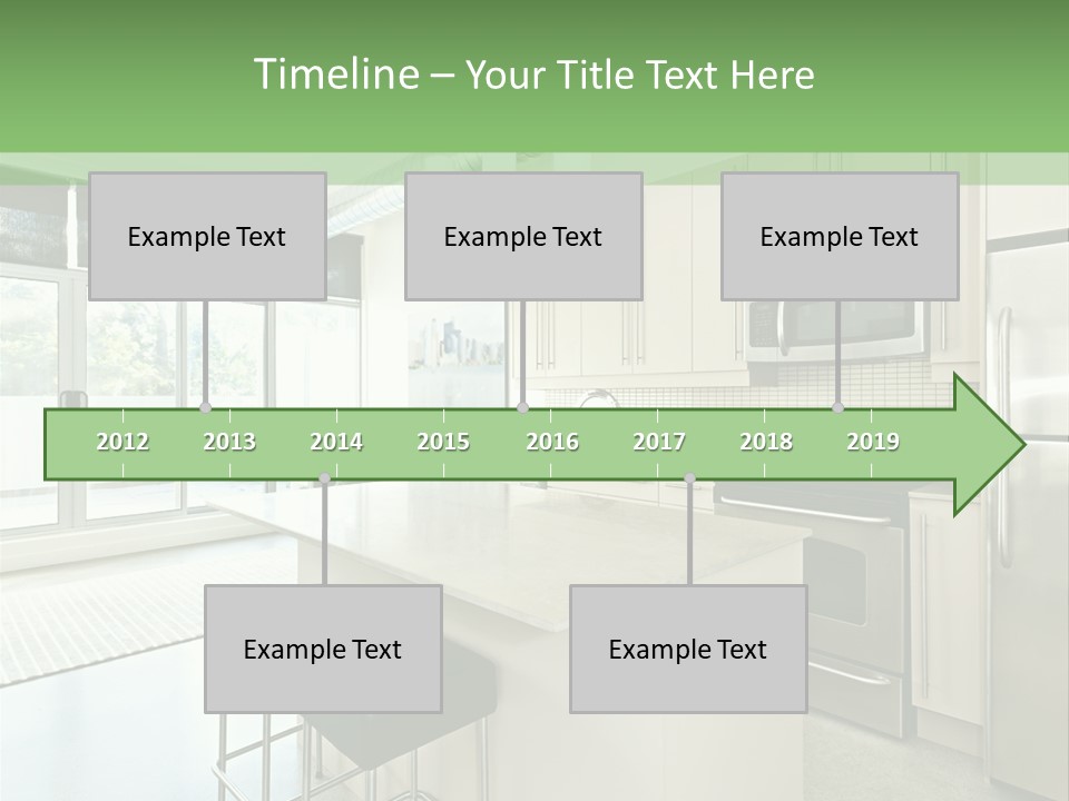 Modern Kitchen Interior PowerPoint Template
