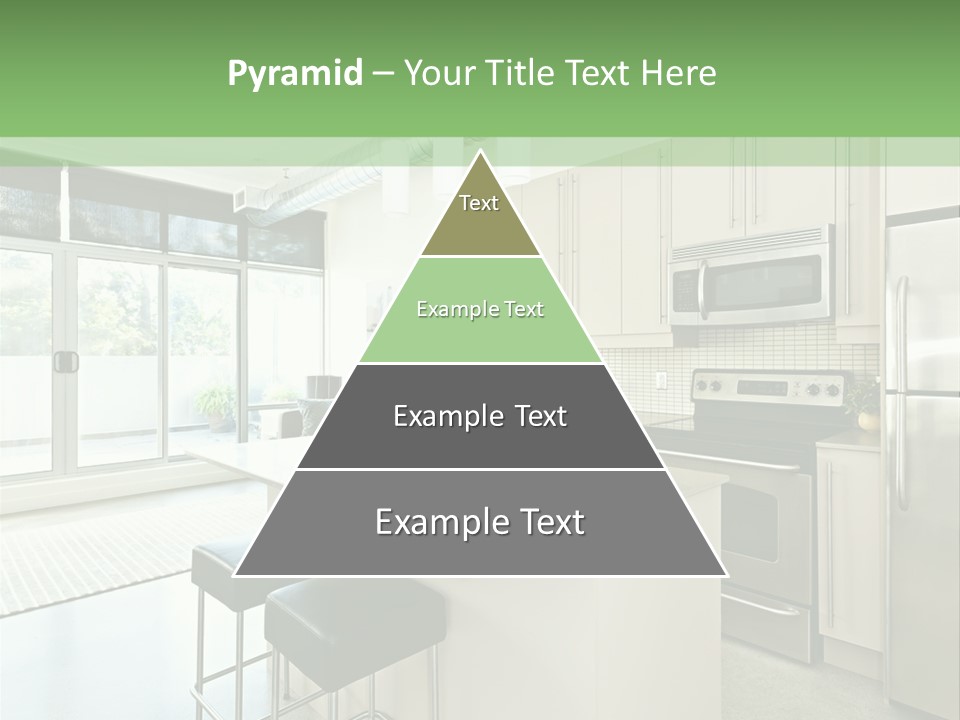 Modern Kitchen Interior PowerPoint Template