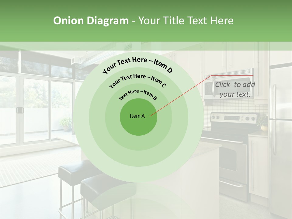 Modern Kitchen Interior PowerPoint Template