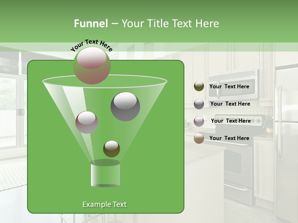 Modern Kitchen Interior PowerPoint Template