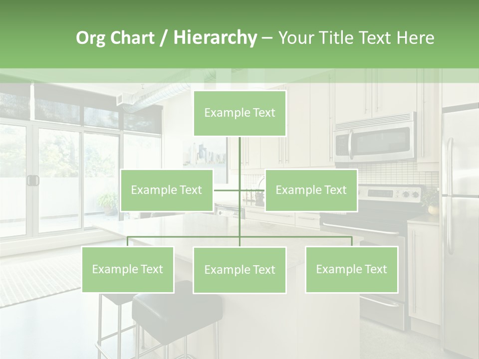 Modern Kitchen Interior PowerPoint Template