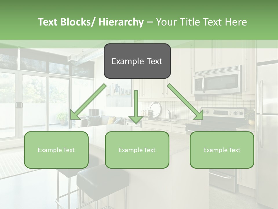 Modern Kitchen Interior PowerPoint Template