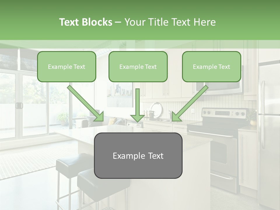Modern Kitchen Interior PowerPoint Template