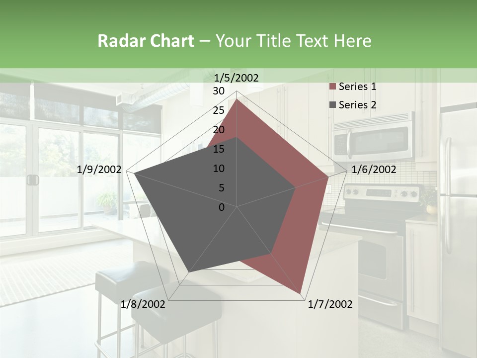 Modern Kitchen Interior PowerPoint Template