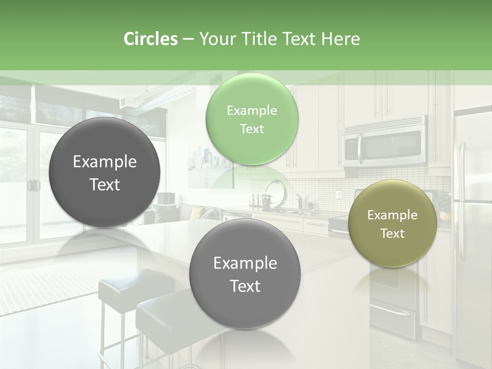 Modern Kitchen Interior PowerPoint Template