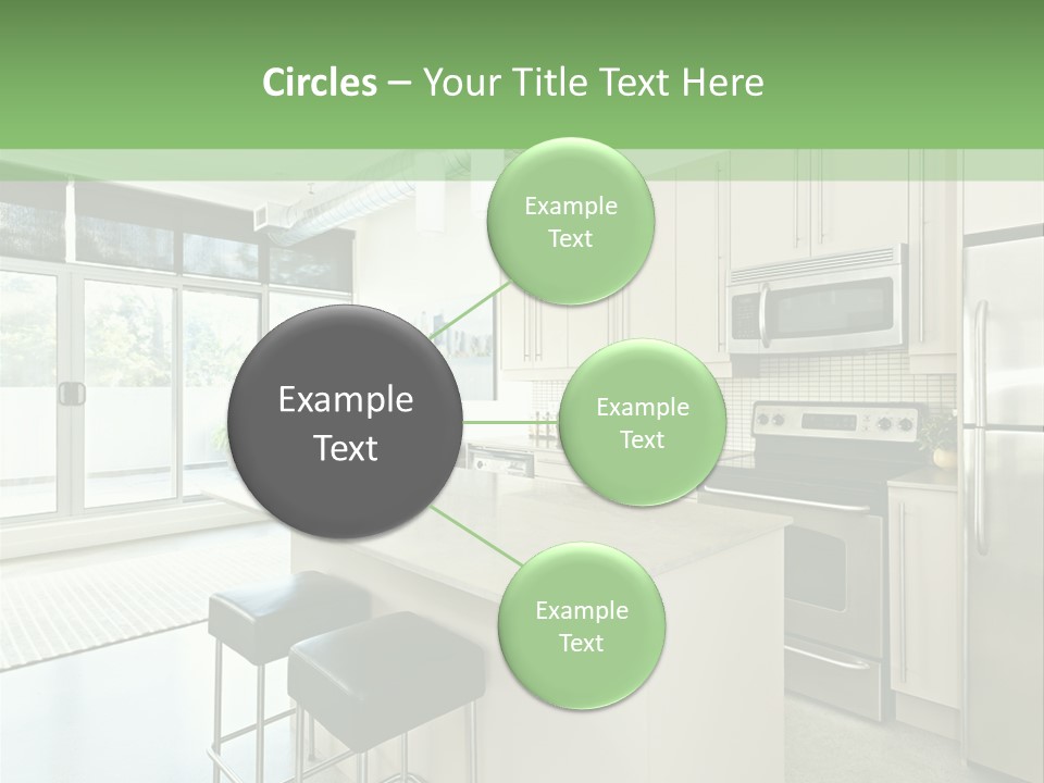 Modern Kitchen Interior PowerPoint Template