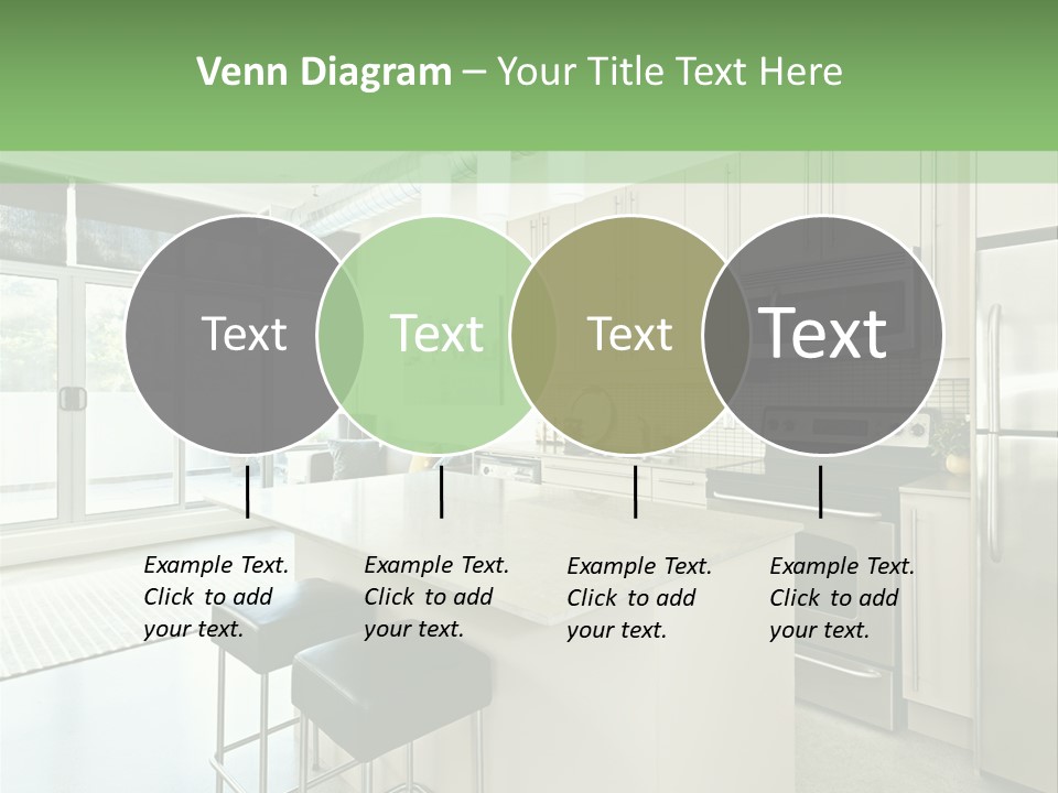 Modern Kitchen Interior PowerPoint Template