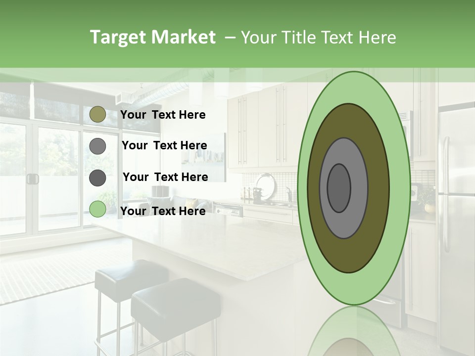 Modern Kitchen Interior PowerPoint Template