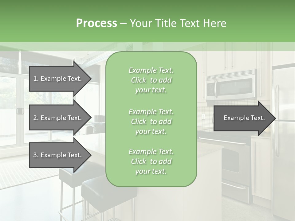 Modern Kitchen Interior PowerPoint Template