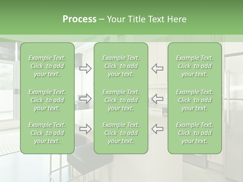 Modern Kitchen Interior PowerPoint Template