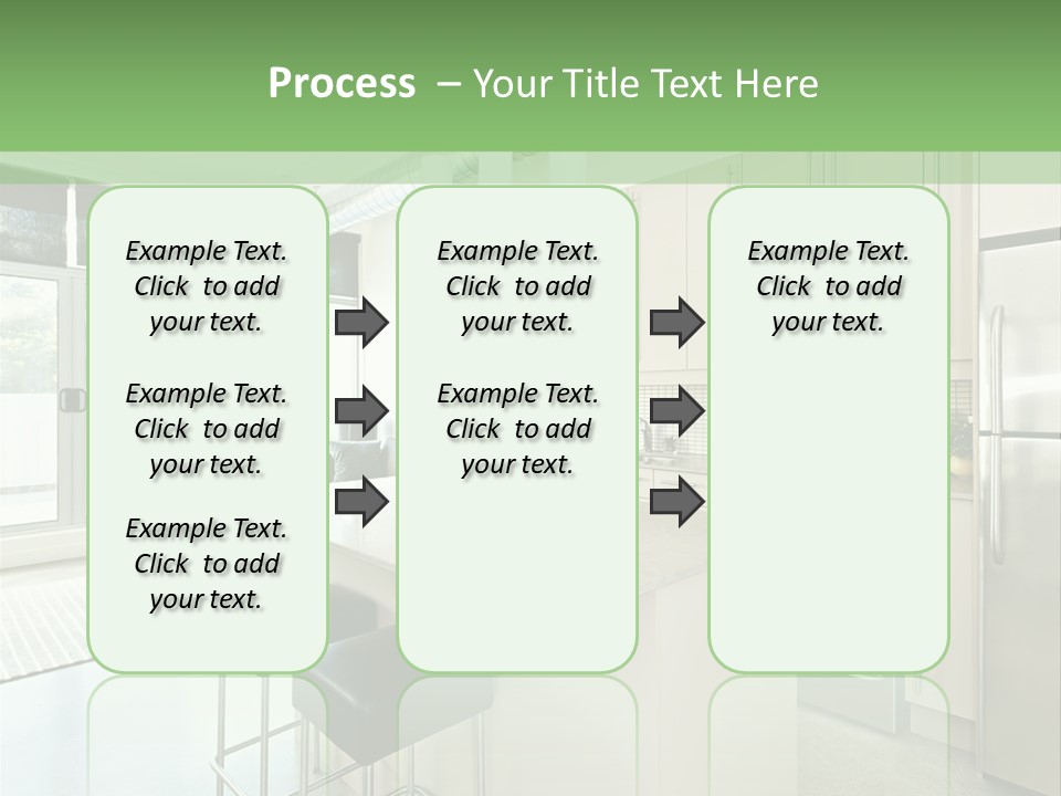 Modern Kitchen Interior PowerPoint Template