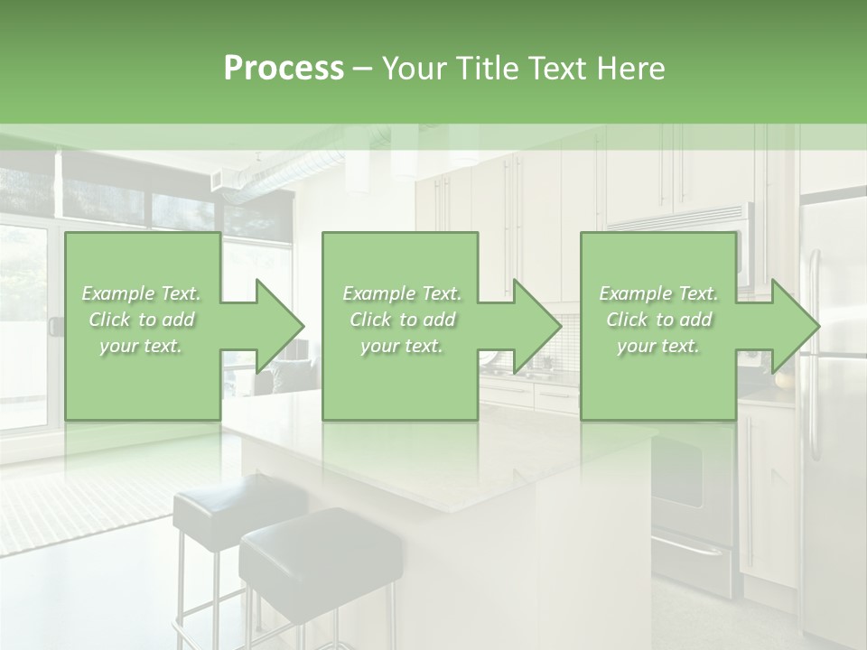 Modern Kitchen Interior PowerPoint Template