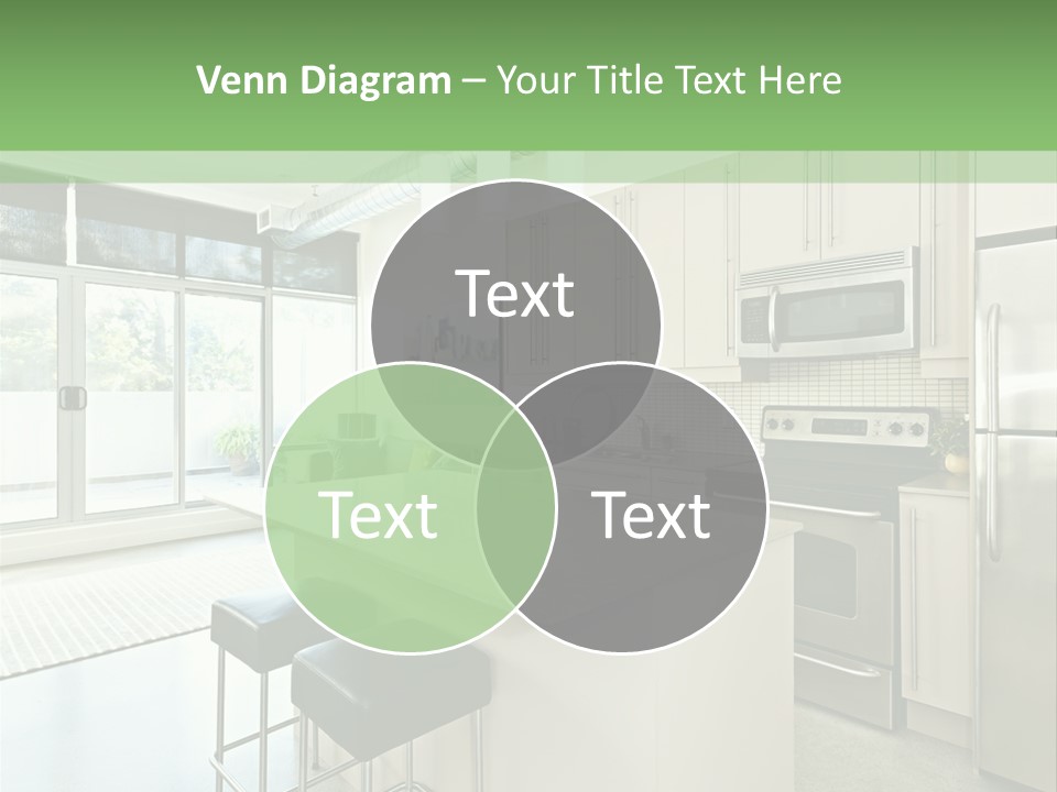 Modern Kitchen Interior PowerPoint Template