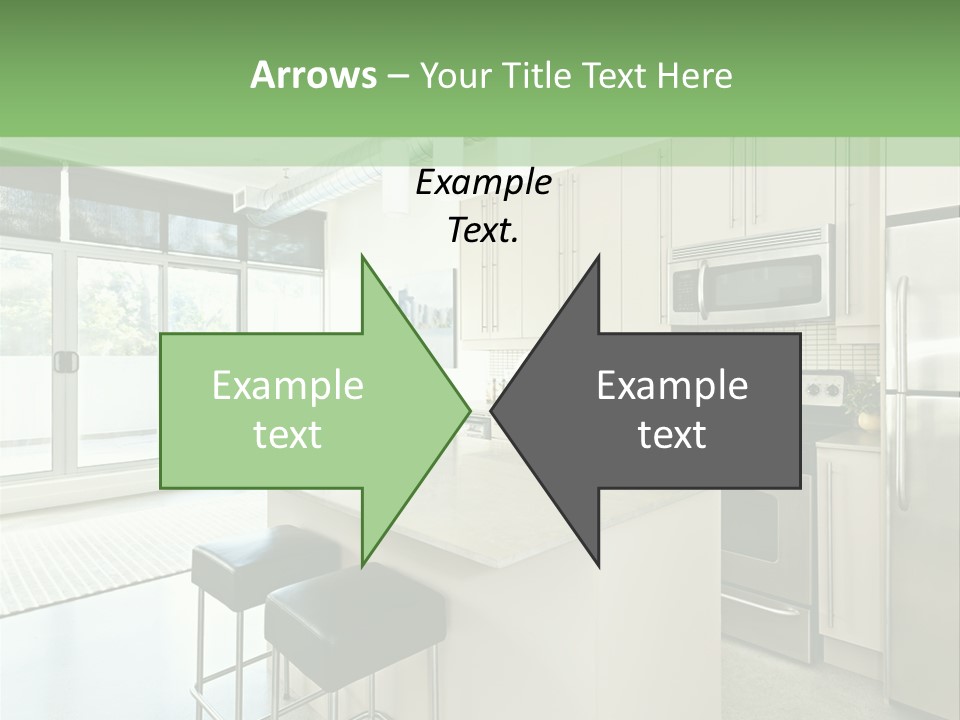 Modern Kitchen Interior PowerPoint Template