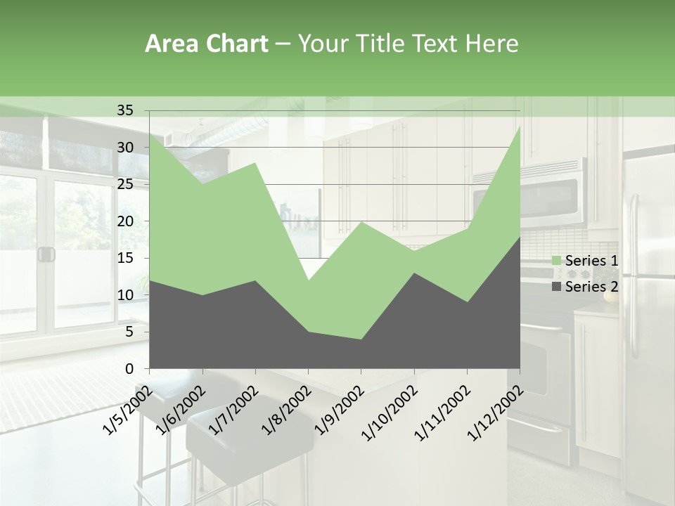 Modern Kitchen Interior PowerPoint Template