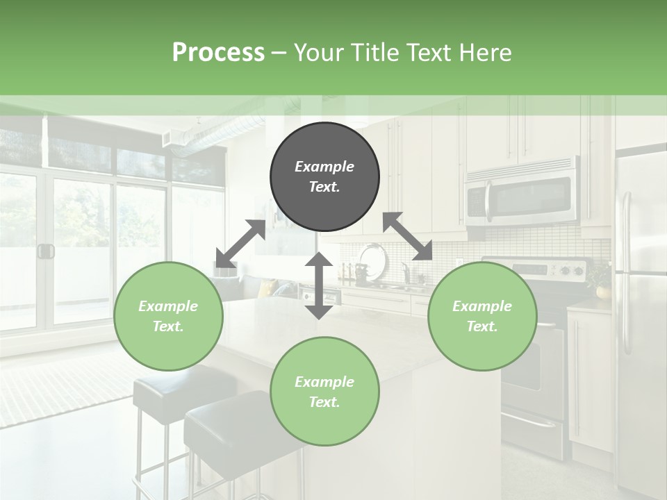 Modern Kitchen Interior PowerPoint Template