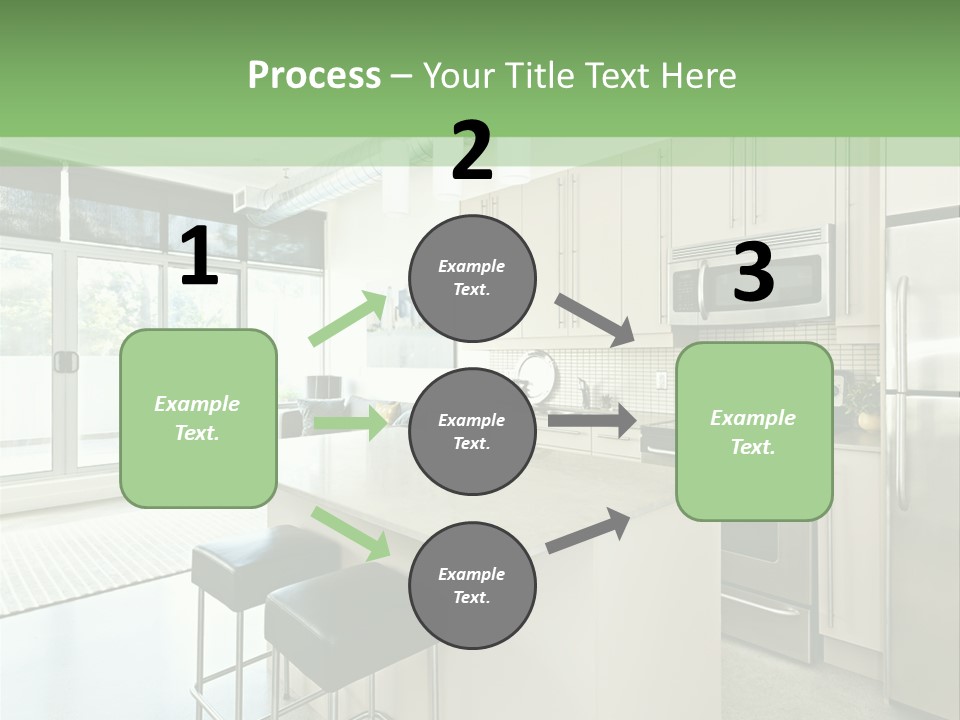 Modern Kitchen Interior PowerPoint Template