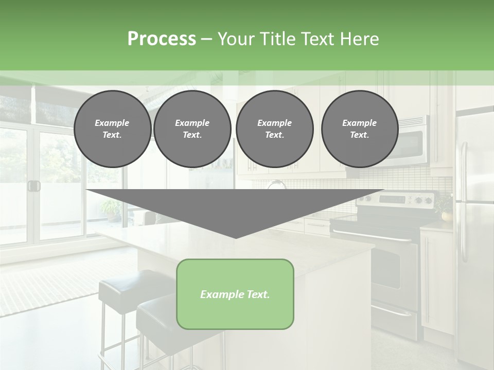 Modern Kitchen Interior PowerPoint Template