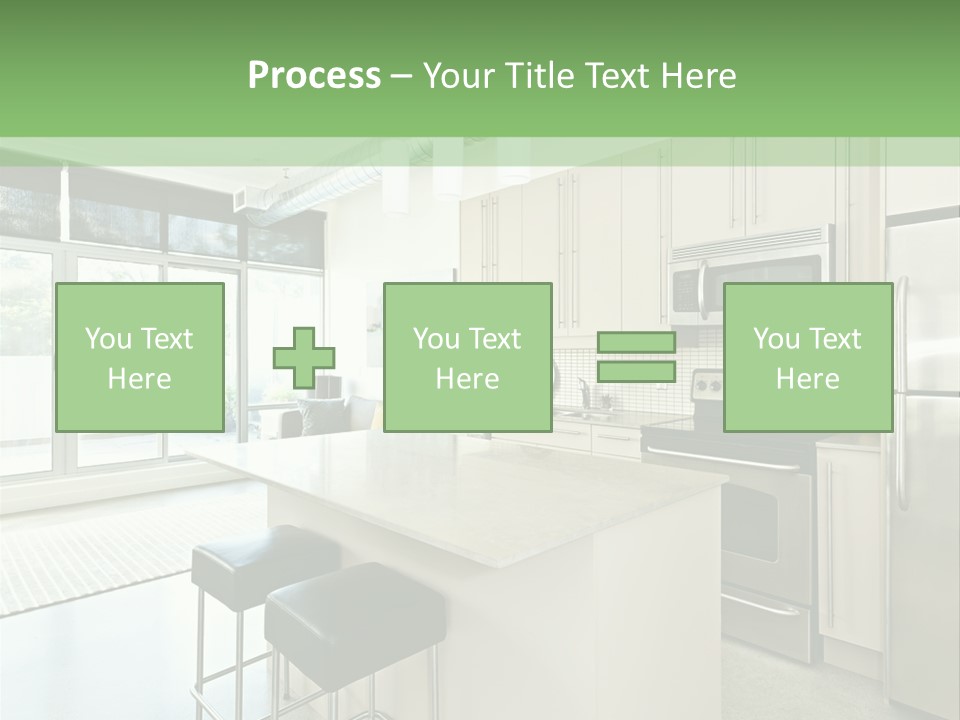 Modern Kitchen Interior PowerPoint Template