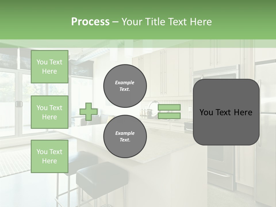Modern Kitchen Interior PowerPoint Template