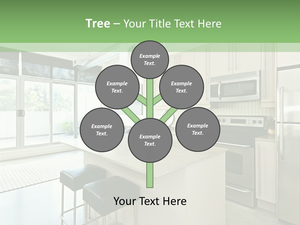 Modern Kitchen Interior PowerPoint Template