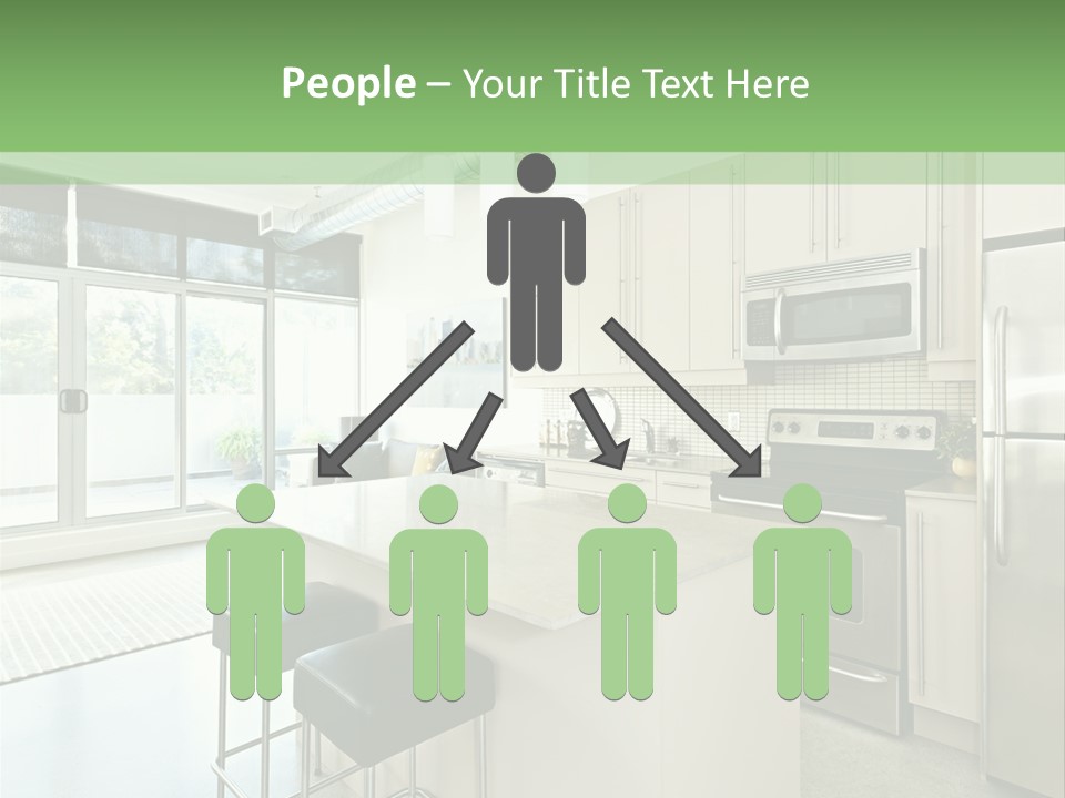 Modern Kitchen Interior PowerPoint Template